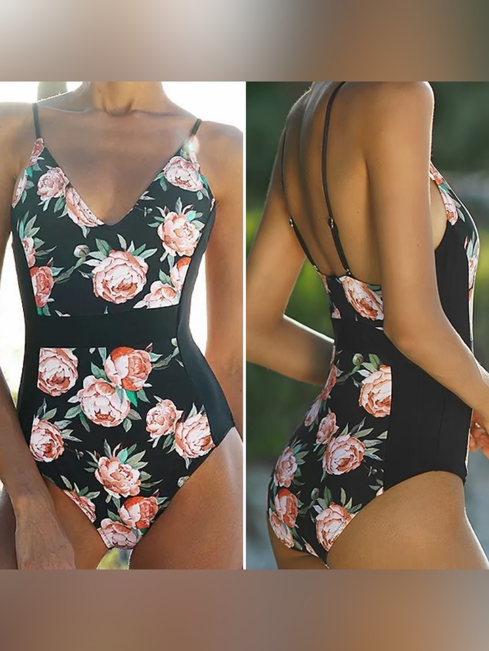 Cupshe Happy Time Print One-piece Swimsuit